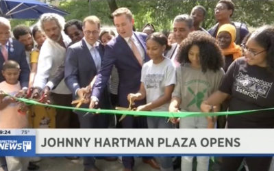 Johnny Hartman Plaza Opening featured on NY 1