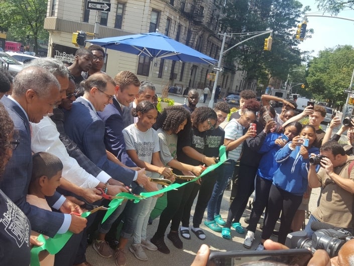 New Plaza Brings Activity Space, Safety Improvements To Harlem