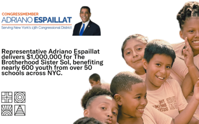 Press Release: BroSis Receives $1 Million Project Grant From U.S. Congressman Espaillat